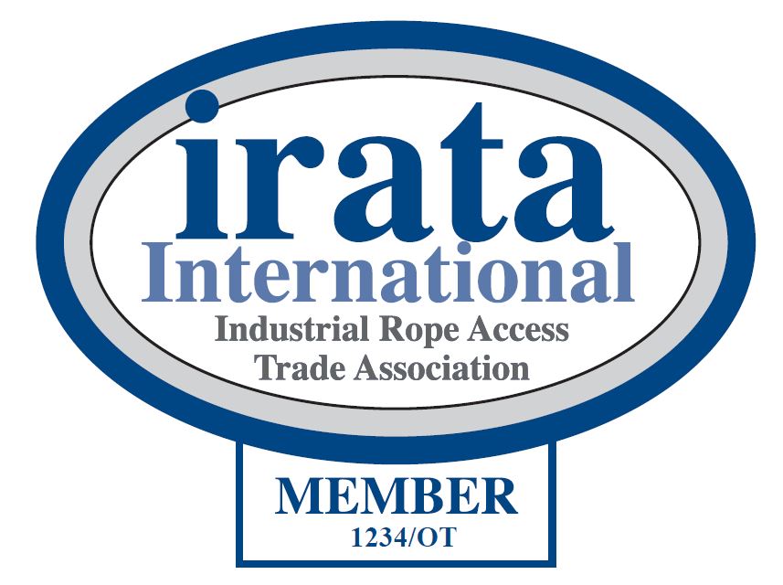 Official IRATA logo with Membership number.